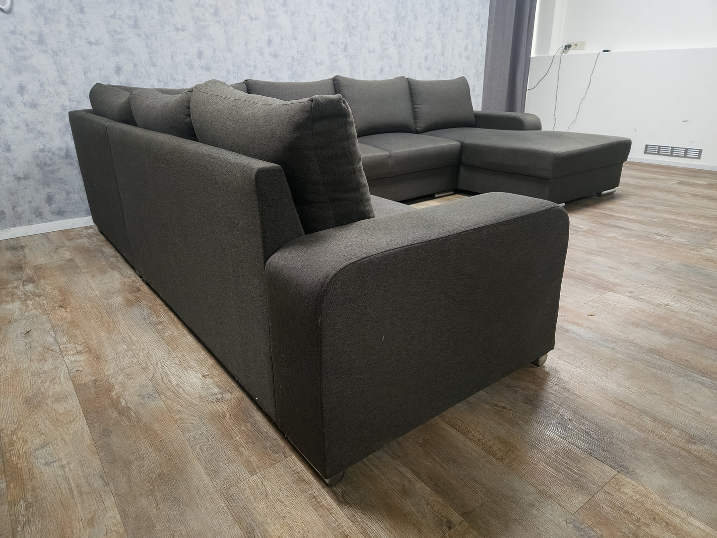 Nog Nieuwe Antraciet U Bankstel - BanxteL - 2dehandse Bankstellen