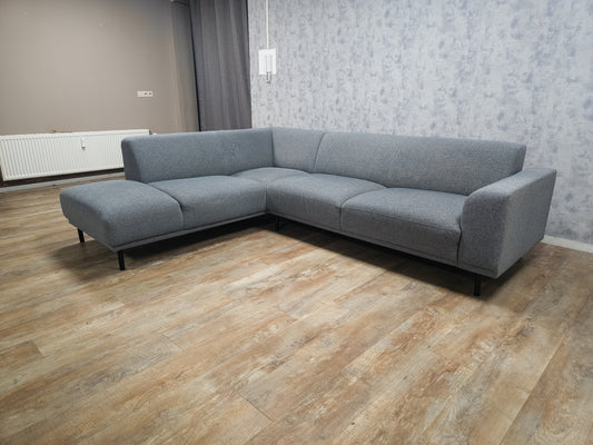 Mooi Licht Petrol Kleur Hoekbank - BanxteL - 2dehandse Bankstellen