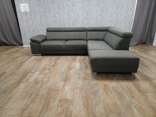 Zeer Mooi Antraciet Hoekbank - BanxteL - 2dehandse Bankstellen