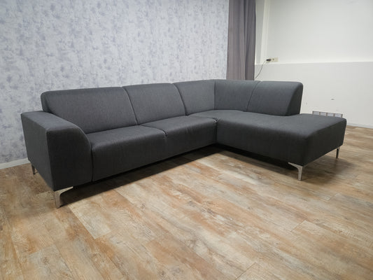Zeer Mooi Antraciet Hoekbank - BanxteL - 2dehandse Bankstellen