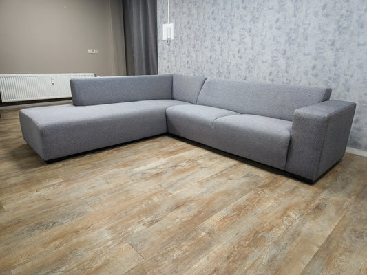 Zeer Mooi Grijs Hoekbank van MONTEL - BanxteL - 2dehandse Bankstellen