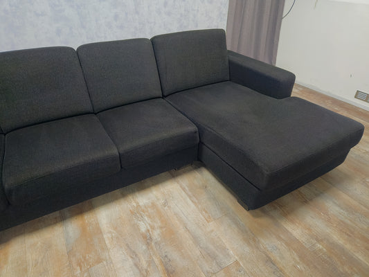 Mooi Zwart Hoekbank - BanxteL - 2dehandse Bankstellen