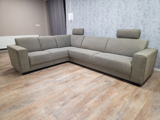 MOOIE GRIJS HOEKBANK