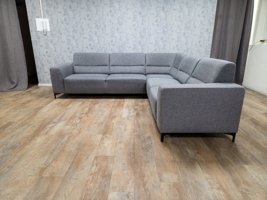 MOOI GROOT GRIJS HOEKBANK