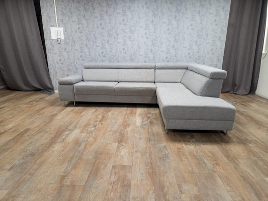 ZEER MOOI GRIJS HOEKBANK