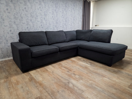 ZEER MOOI ANTRACIET HOEKBANK