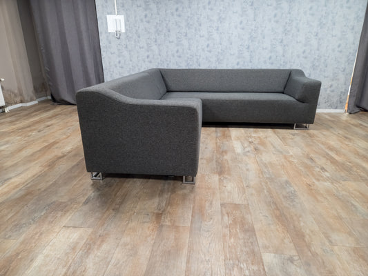 Zeer Mooi Modern Antraciet Hoekbank van MONTEL