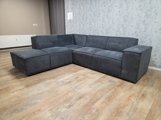 ZGAN Modern Antraciet Hoekbank