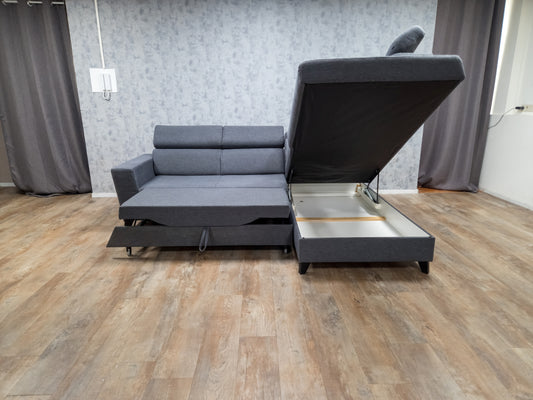 Mooi Antraciet Multifunctionele Hoekbank