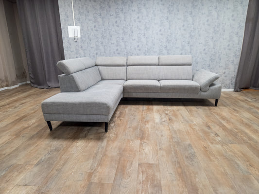 Mooi Grijs MONTEL Hoekbank