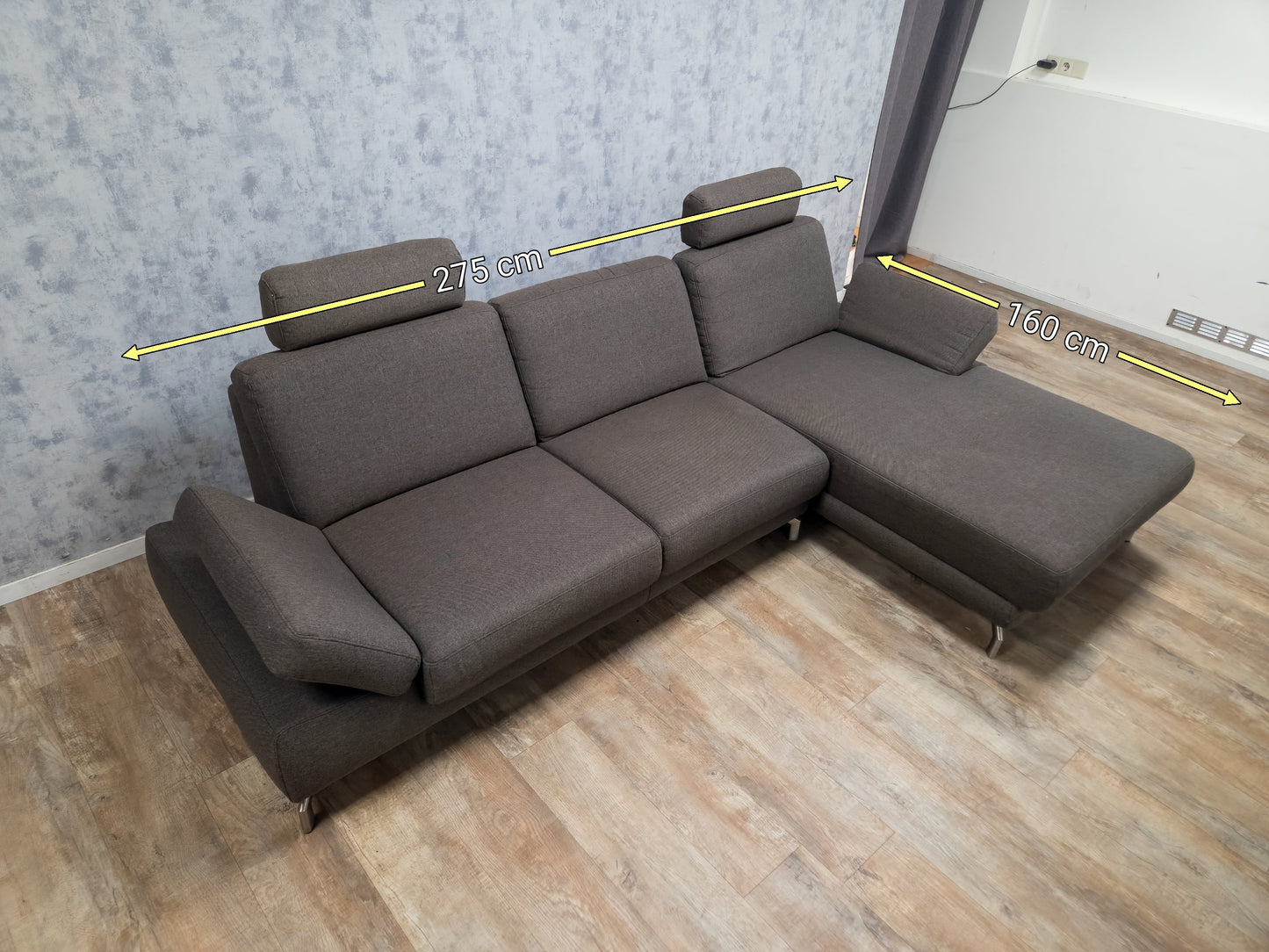 Z.G.A.N Taupe Bruin Hoekbank van H&H