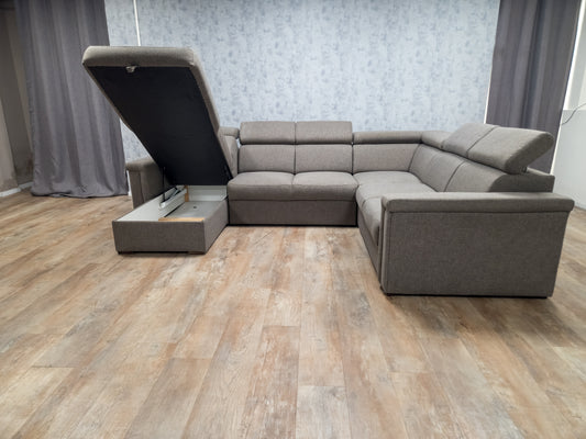 ZEER MOOI TAUPE U BANKSTEL