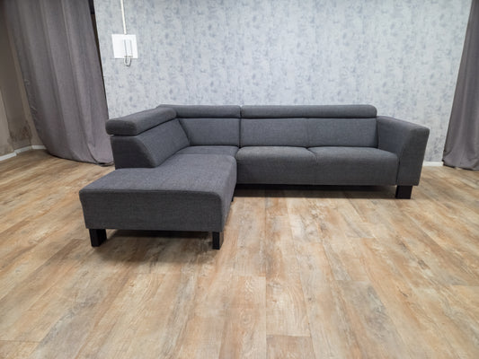 Mooi Antraciet Hoekbank