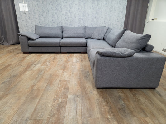 ZGAN Groot Grijs Hoekbank