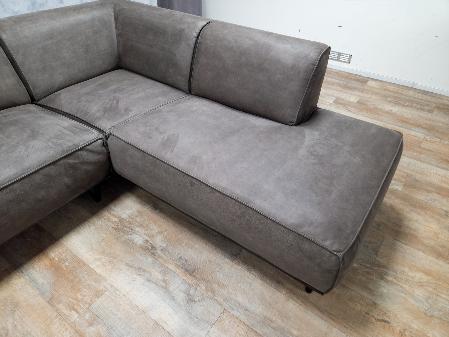 Mooi Groot TAUPE Hoekbank