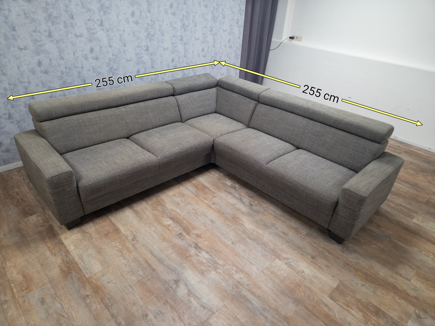 Mooi Taupe Grijs Hoekbank