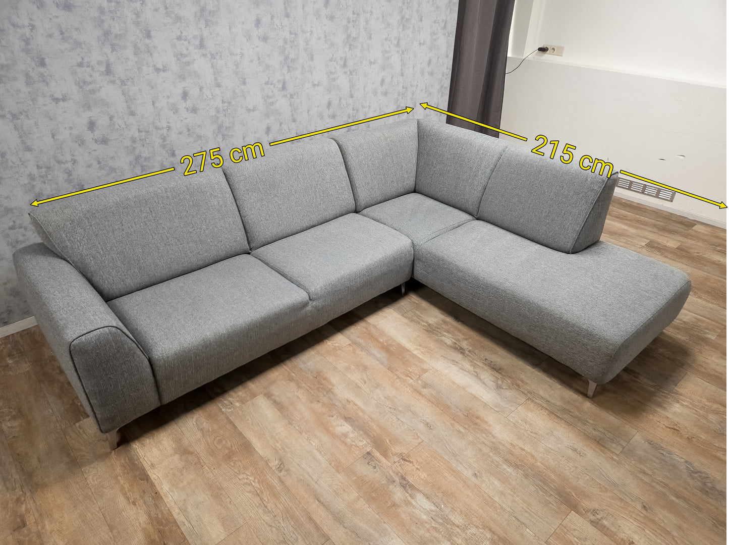 Grijze HoekBank (2e hands) - Zitcomfort