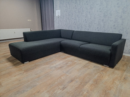 Zeer Mooi Antraciet DEISGN Hoekbank van MONTEL