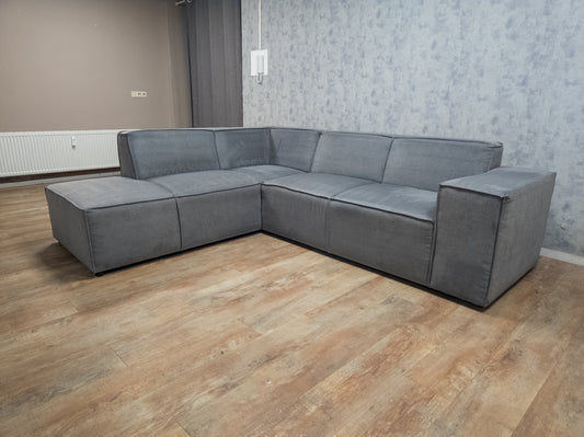 Mooi Hoekbank in Grijs - BanxteL - 2dehandse Bankstellen