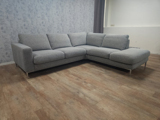 Zeer Mooi Grijs Hoekbank - BanxteL - 2dehandse Bankstellen