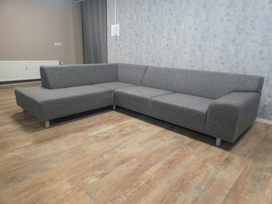 Zeer Mooi Antraciet Hoekbank - BanxteL - 2dehandse Bankstellen