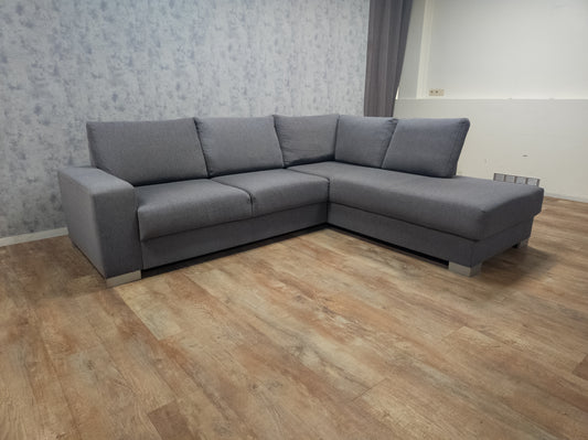 PRACHTIG Grijs Hoekbank - BanxteL - 2dehandse Bankstellen