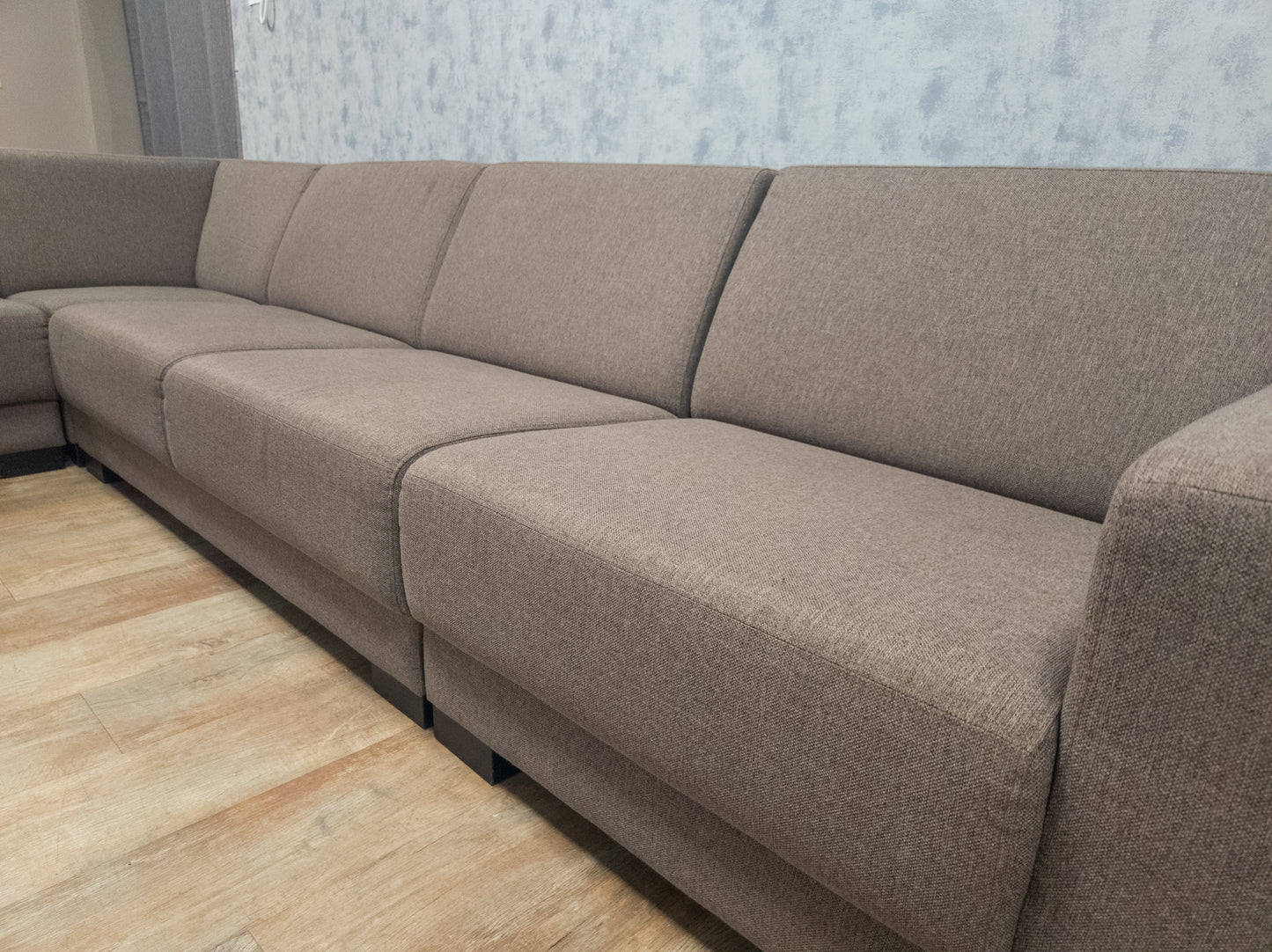 Mooie Groot TAUPE Hoekbank
