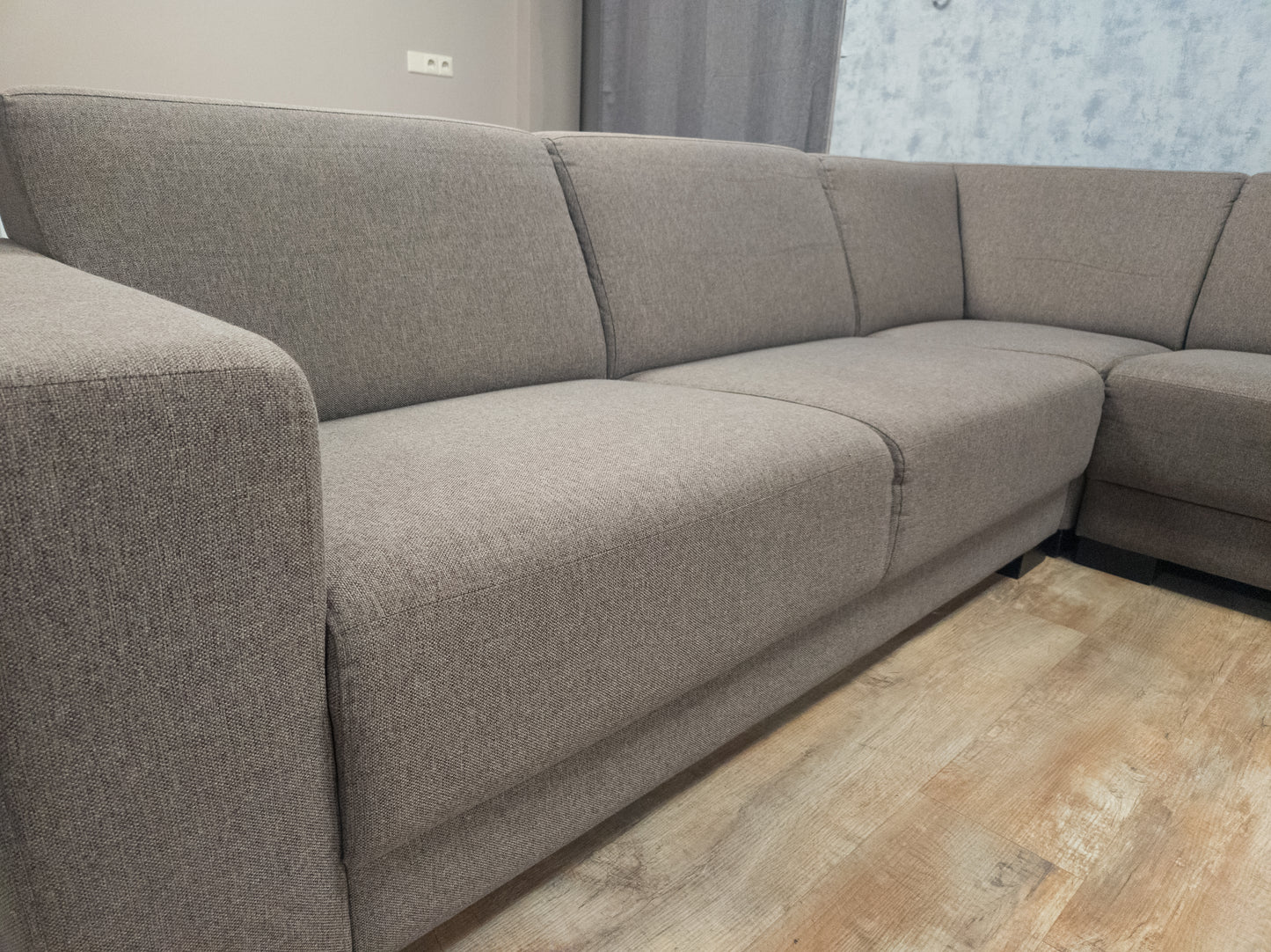 Mooie Groot TAUPE Hoekbank