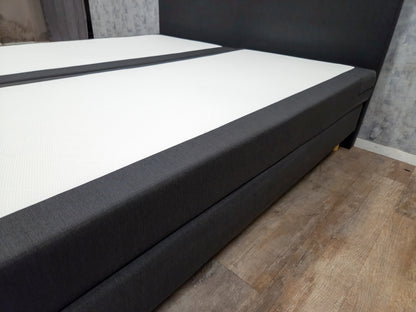 Zeer Mooi Antraciet Boxpring Bed | 180X200
