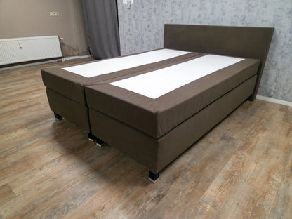 Zeer Mooi Bruin Taupe Boxpring Bed