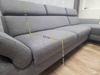 Zeer Mooi Grijs Hoekbank van MONTEL