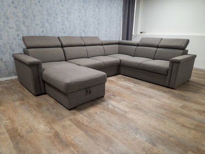 ZEER MOOI TAUPE U BANKSTEL