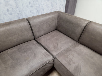 Mooi Groot TAUPE Hoekbank