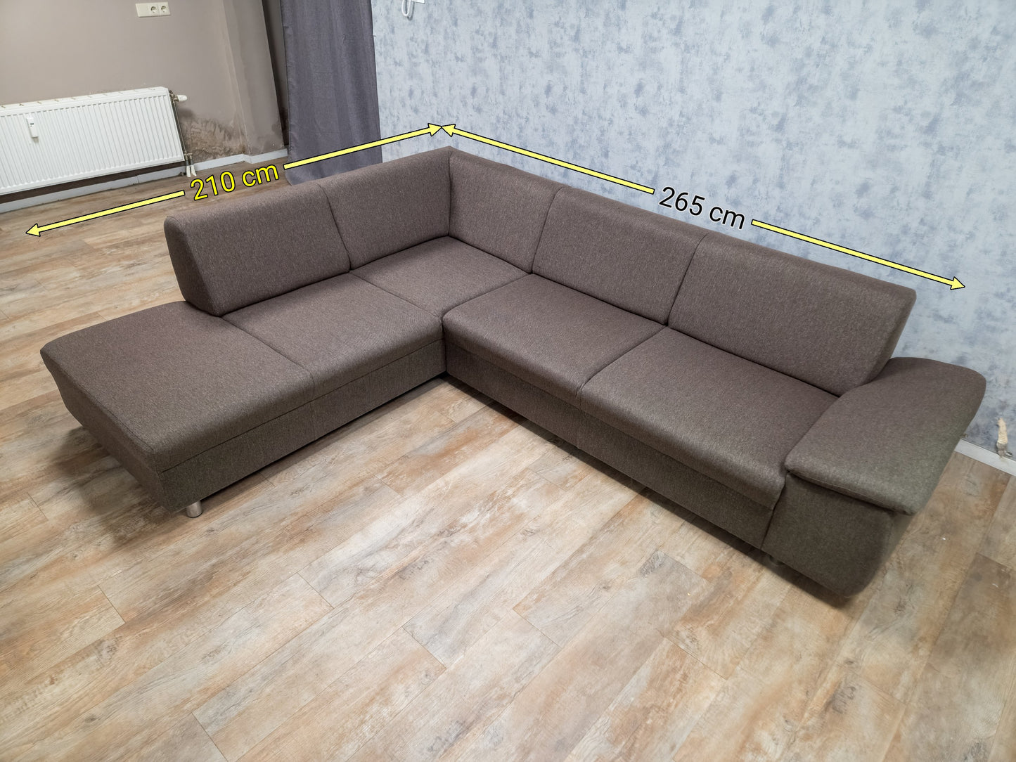 Mooi Taupe Bruin Hoekbank