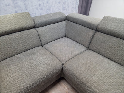 Mooi Taupe Grijs Hoekbank