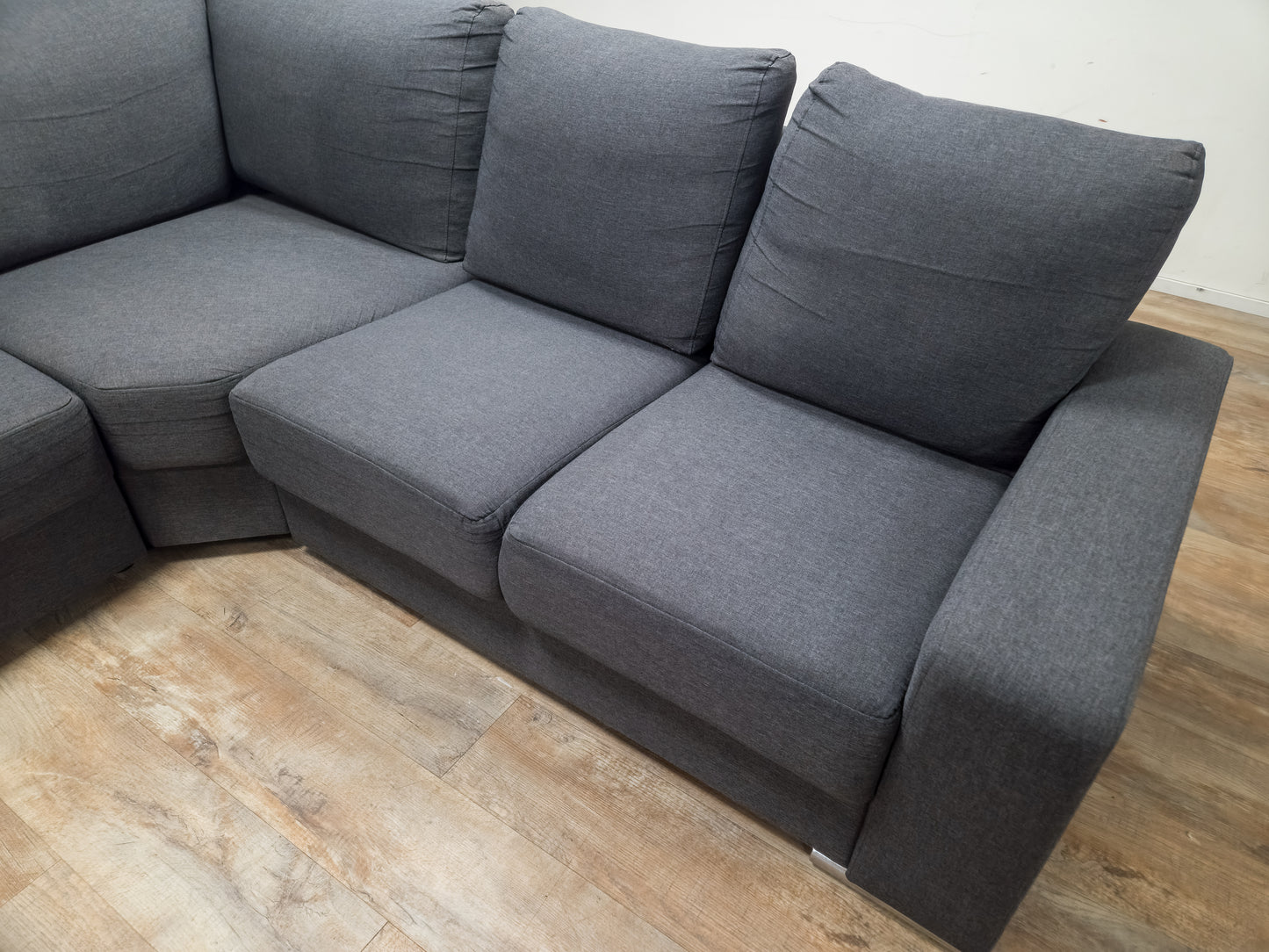 Mooi Groot Antraciet Hoekbank