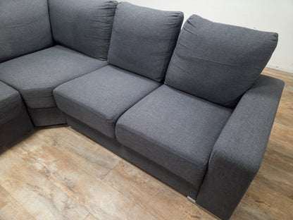 Mooi Groot Antraciet Hoekbank