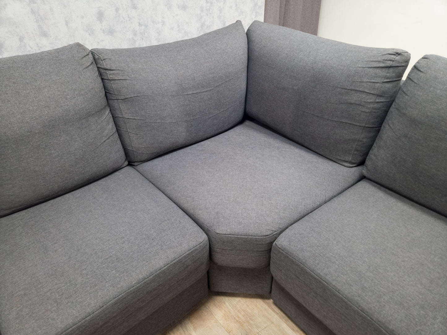 Mooi Groot Antraciet Hoekbank