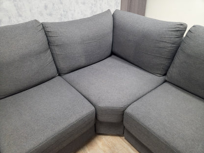 Mooi Groot Antraciet Hoekbank