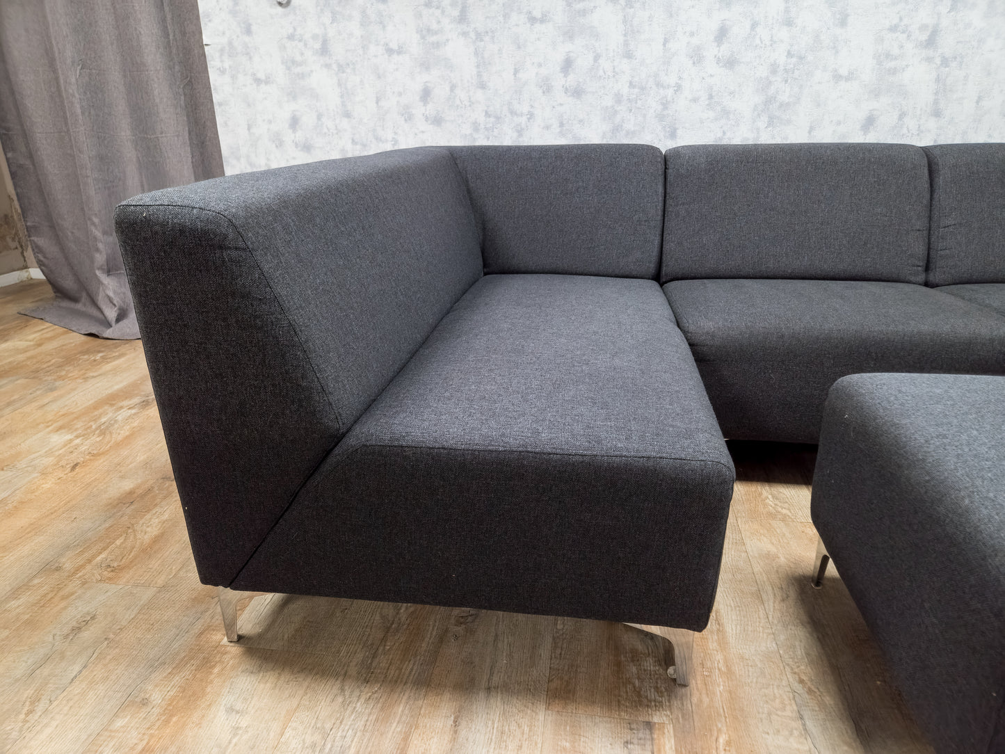 Z.G.A.N Antraciet Hoekbank