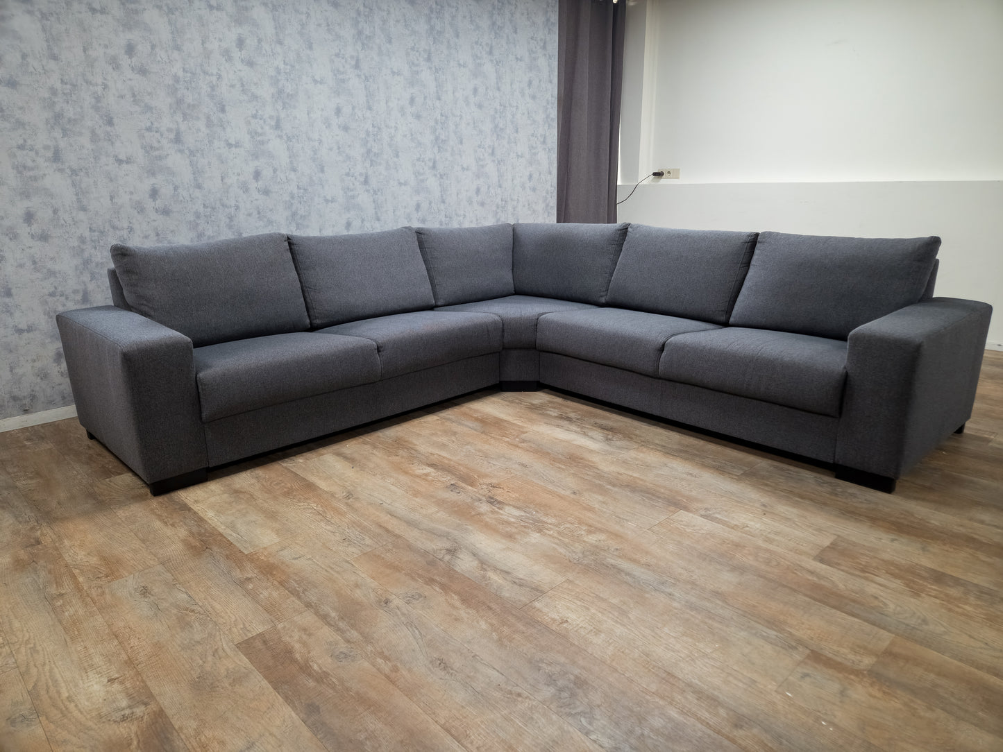 Zeer Mooi Grijs Hoekbank