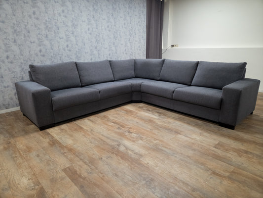 Zeer Mooi Grijs Hoekbank