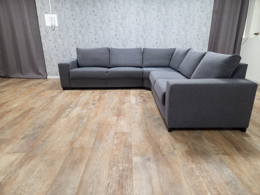 Zeer Mooi Grijs Hoekbank