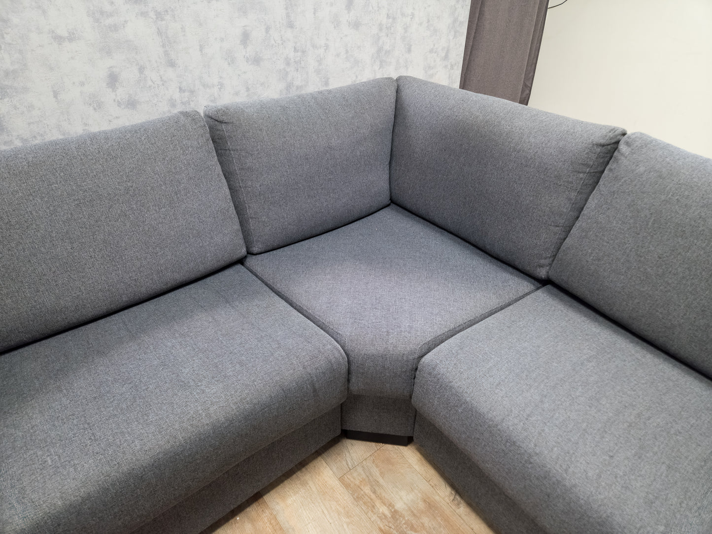 Zeer Mooi Grijs Hoekbank