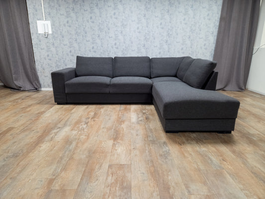 Mooi Antraciet Hoekbank