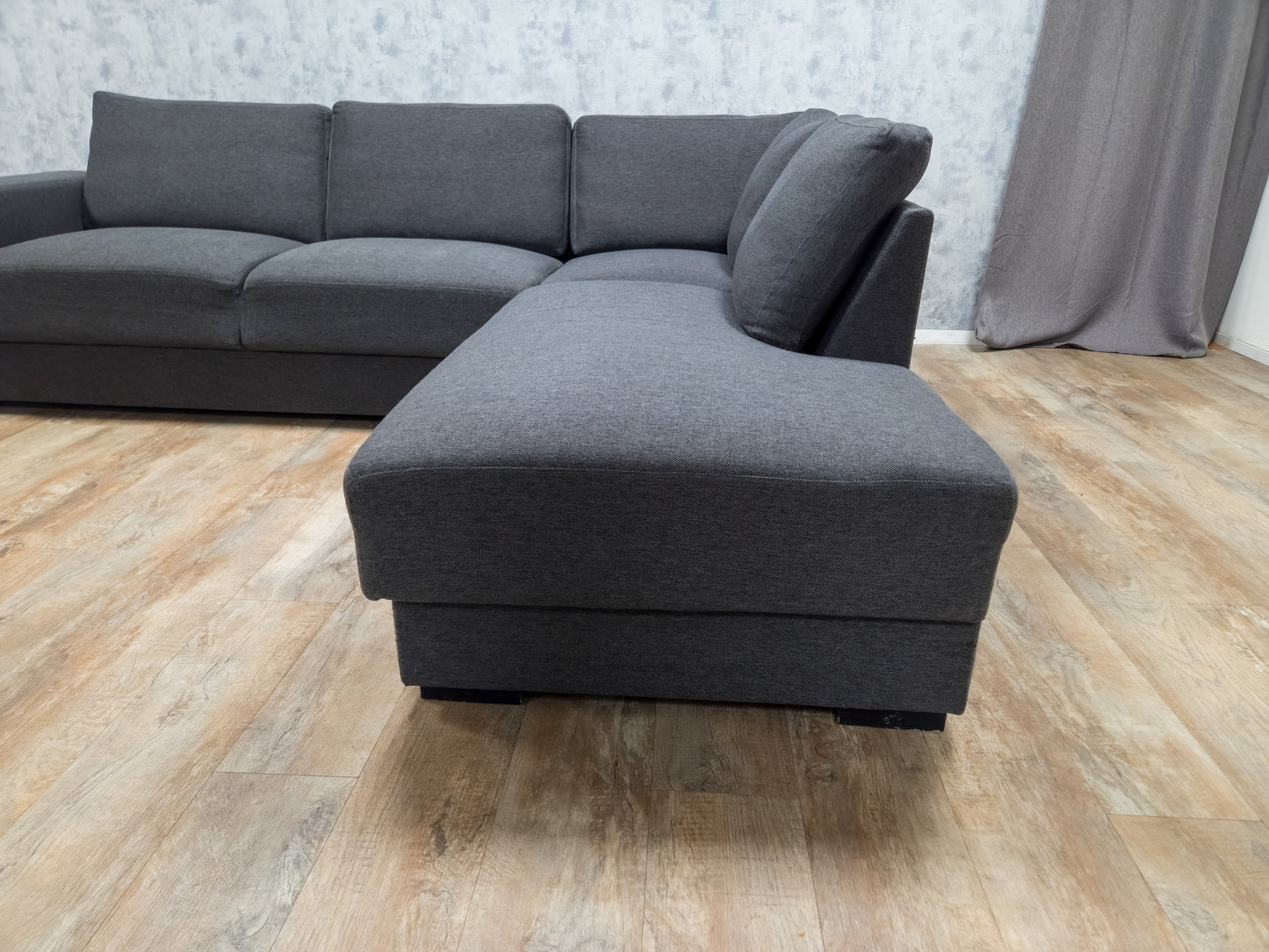 Mooi Antraciet Hoekbank