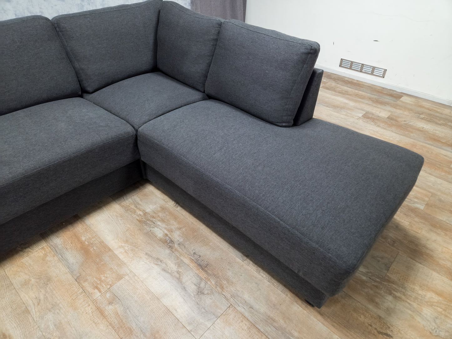 Mooi Antraciet Hoekbank