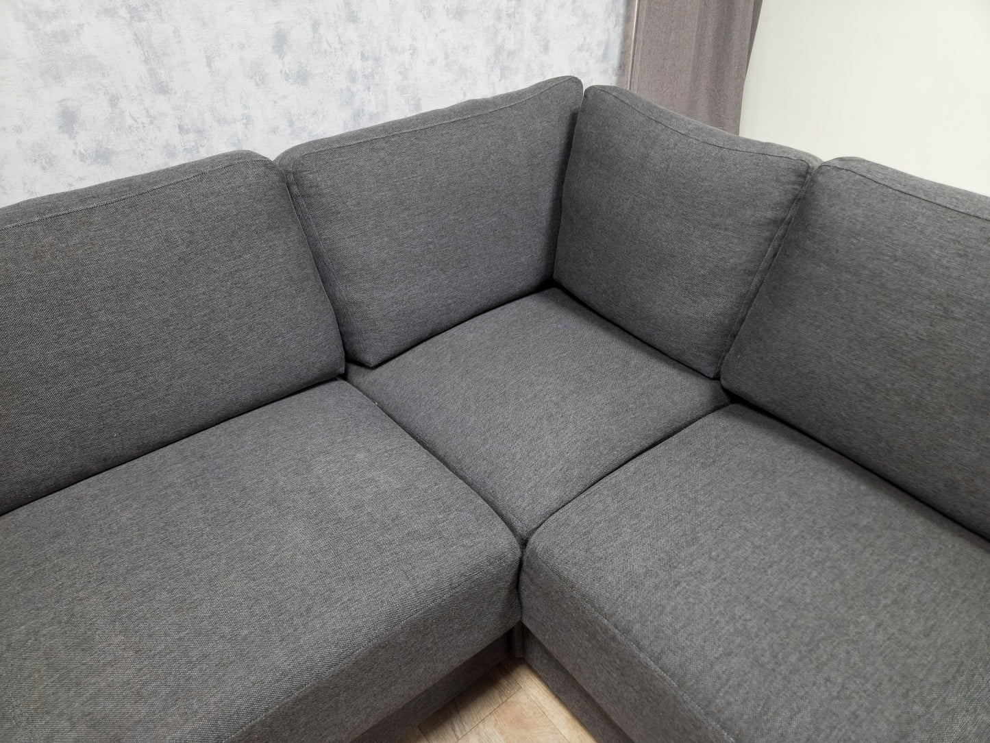 Mooi Antraciet Hoekbank