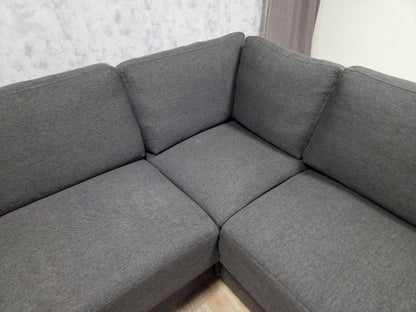 Mooi Antraciet Hoekbank
