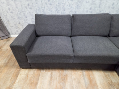 Mooi Antraciet Hoekbank